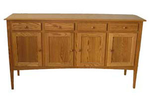 Mennonite Furniture Studios Heritage Shaker Buffet by American Heirloom Furniture