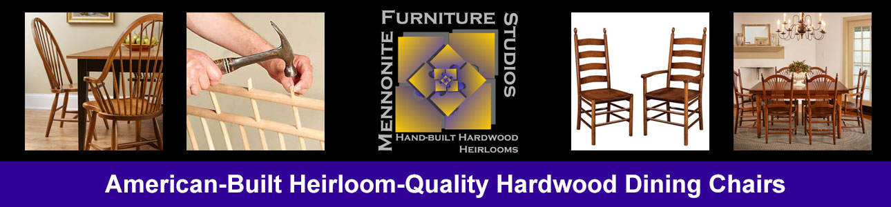 American-Built Heirloom-Quality Hardwood Dining Room Furniture American-Built Heirloom-Quality Hardwood Dining Room Furniture